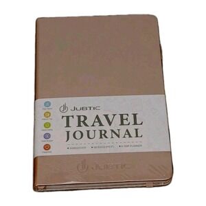 Travel‎ Journal A5 Rose Gold Faux Leather Sealed Wanderlust Vacation RV Planner